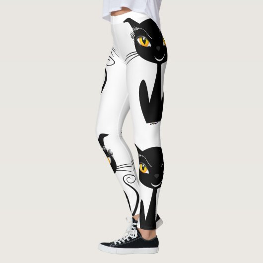 Leggings Chat noir Whimsical (Gauche)