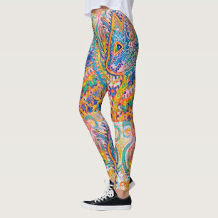 Leggings Chat psychédélique, Louis Wain