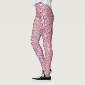 Leggings Chat rayé à pois tendance peau de tigre léopard (Gauche)