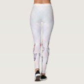 Leggings Chat rose (Dos)