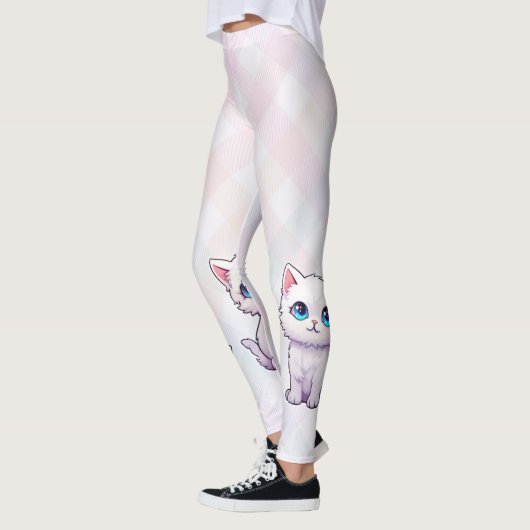 Leggings Chat rose (Gauche)