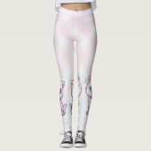 Leggings Chat rose (Devant)