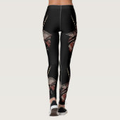 Leggings Chat Samurai guerrier japonais (Dos)