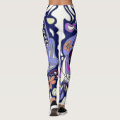 Leggings Chat Tatoué Crâne de Sucre (Dos)