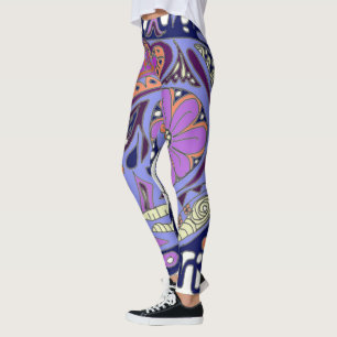 Leggings Chat Tatoué Crâne de Sucre