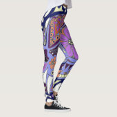 Leggings Chat Tatoué Crâne de Sucre (Droite)