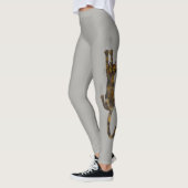 Leggings Chat Tortoise Coque Accroché | Drôle Tortie Cat (Gauche)