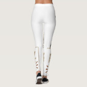 Leggings Chat Vectoriel Cool avec Lunettes de Soleil – fun (Dos)