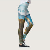 Leggings Château de Bled : Vue sur la falaise slovène. (Droite)