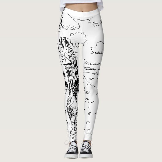 Leggings Château de Lichtenstein (Devant)