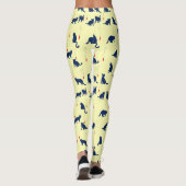 Leggings Chatons bleus et poissons rouges (Dos)