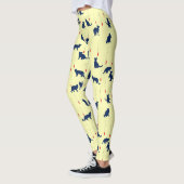 Leggings Chatons bleus et poissons rouges (Gauche)