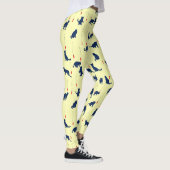 Leggings Chatons bleus et poissons rouges (Droite)