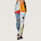 Leggings Chats Beaux et Beaux (Dos)