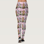 Leggings Chats Casquettes de Noël (Dos)