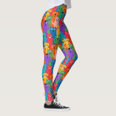 Leggings Chats colorés motif (Droite)