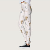 Leggings Chats d'ange Kawaii & Nuages (2) (Gauche)