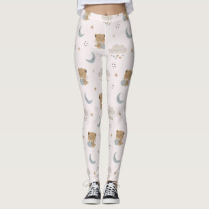 Leggings Chats d'ange Kawaii & Nuages (2)