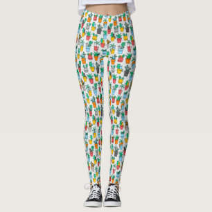 Leggings Chats dans les pots à fleurs