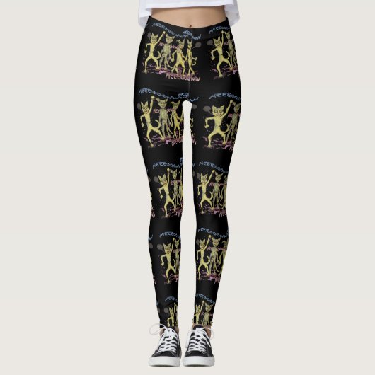 Leggings Chats de zombi (Devant)
