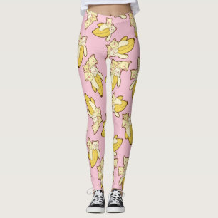 Leggings Chats Et Bananes Motif