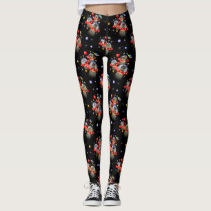 Leggings Chats et chatons dans les vaisseaux spatiaux OVNI