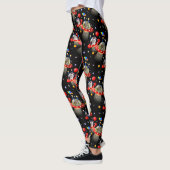 Leggings Chats et chatons dans les vaisseaux spatiaux OVNI (Gauche)