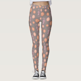 Leggings Chats et guêtres de fleurs