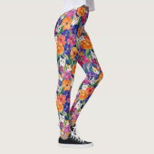 Leggings Chats floraux colorés (Droite)