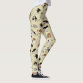 Leggings Chats japonais (couleur variable) (Droite)