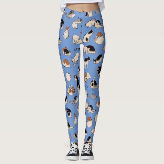 Leggings Chats japonais (couleur variable) (Devant)