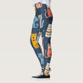 Leggings Chats mignons chats chats chatons Design sans cout (Gauche)