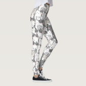 Leggings Chats Motif Cute Kawaii sans joint (Droite)