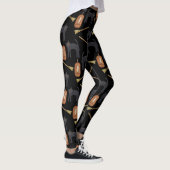 Leggings Chats noirs, Balais, Citrouilles | Halloween (Droite)