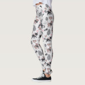 Leggings Chats noirs de Noël (Gauche)