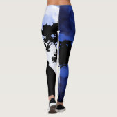 Leggings chats pleine lune (Dos)