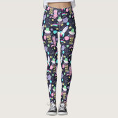 Leggings Chats spatiaux cool (Devant)
