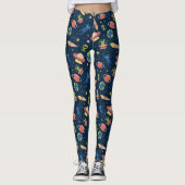 Leggings Chats spatiaux cool (Devant)