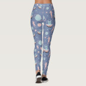 Leggings Chats spatiaux cool (Dos)