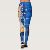 Leggings Chatte joueuse au gingembre (Dos)