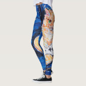 Leggings Chatte joueuse au gingembre (Gauche)