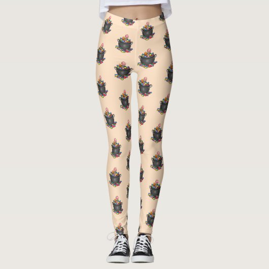 Leggings Chaudière pour Trick or Treat (Devant)