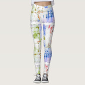 Leggings Chaussettes de compression HAMbyWG - Multi Distres (Devant)