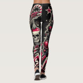 Leggings Chaussettes de équipage (Dos)