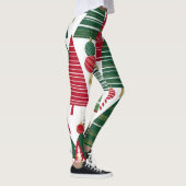Leggings chaussettes de forêt de sapins de Noël (Droite)