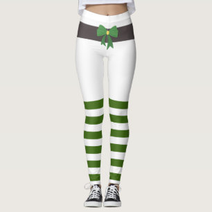 Leggings Chaussettes Lucky Green Leprechaun St. Patrick's D