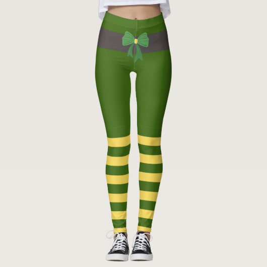 Leggings Chaussettes Lucky Green Leprechaun St. Patrick's D (Devant)