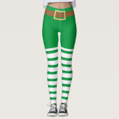 Leggings Chaussettes Lucky Green Leprechaun St. Patrick's D (Devant)