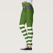 Leggings Chaussettes Lucky Green Leprechaun St. Patrick's D (Gauche)