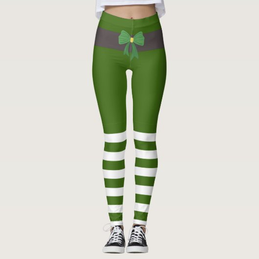Leggings Chaussettes Lucky Green Leprechaun St. Patrick's D (Devant)